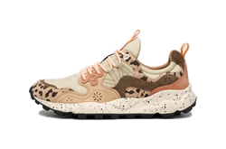 YAMANO 3 UNI Sneakers in suede e tessuto tecnico - Beige-Marrone